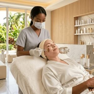 Med Spa Esthetician Facial Treatment SFL Wellness